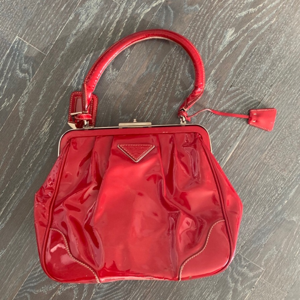 Prada Patton leather purse